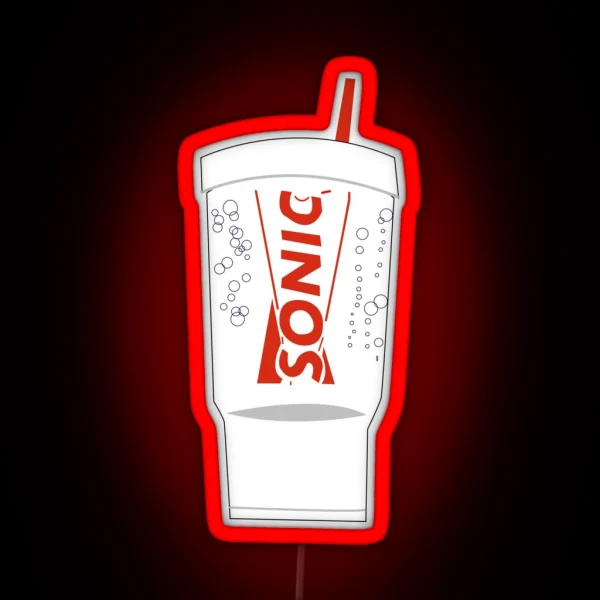 Sonic Drive In Cup RGB Neon Sign