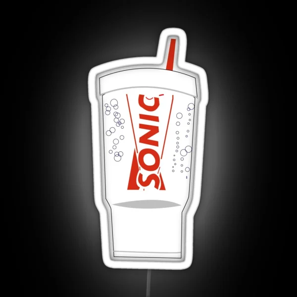 Sonic Drive In Cup RGB Neon Sign