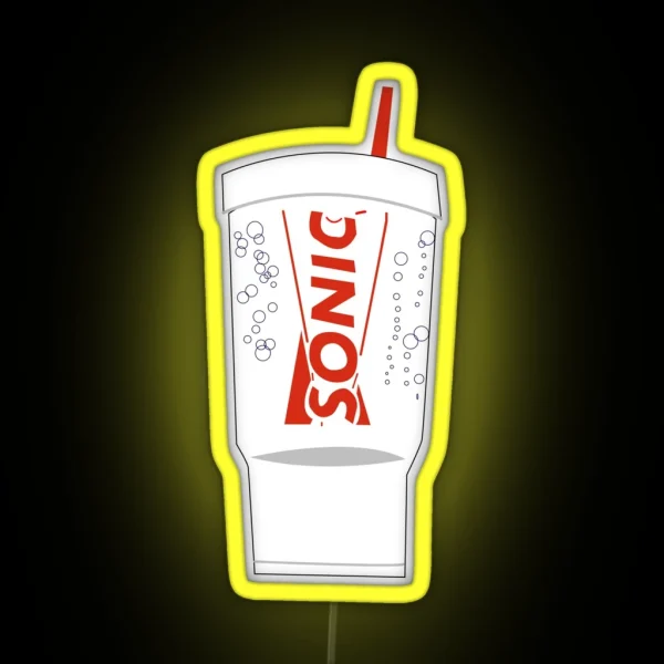 Sonic Drive In Cup RGB Neon Sign