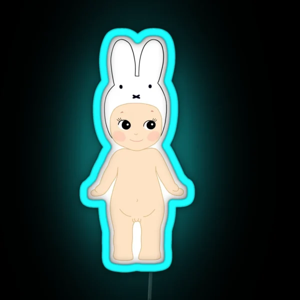 Sonny Angel Bunny Baby RGB Neon Sign