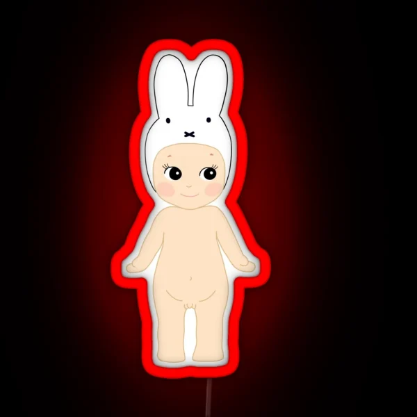Sonny Angel Bunny Baby RGB Neon Sign