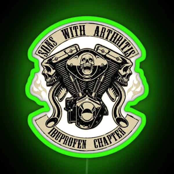 Sons With Arthritis Ibuprofen Chapter RGB Neon Sign