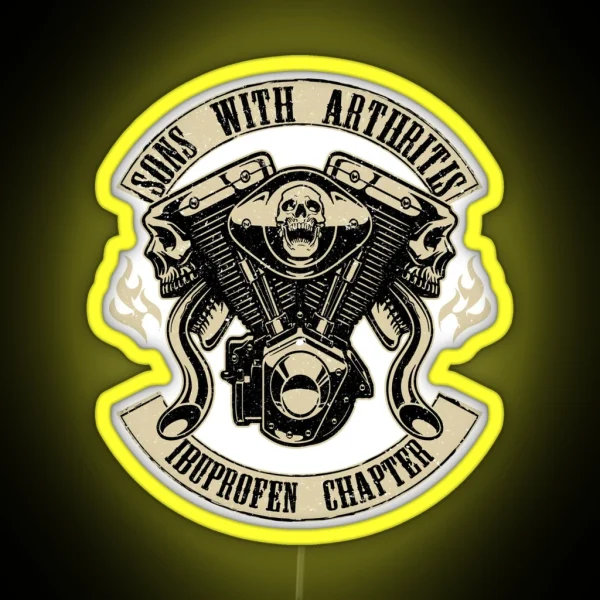Sons With Arthritis Ibuprofen Chapter RGB Neon Sign