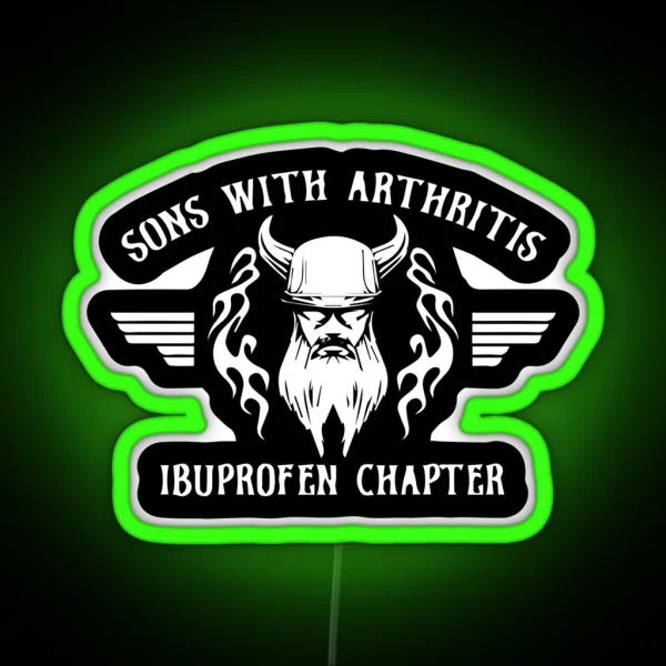 Sons With Arthritis Ibuprofen Chapter RGB Neon Sign