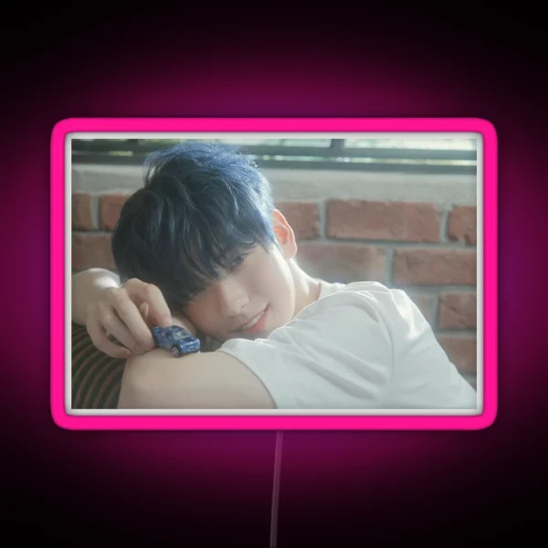 SOOBIN KNIGHT TXT RGB Neon Sign