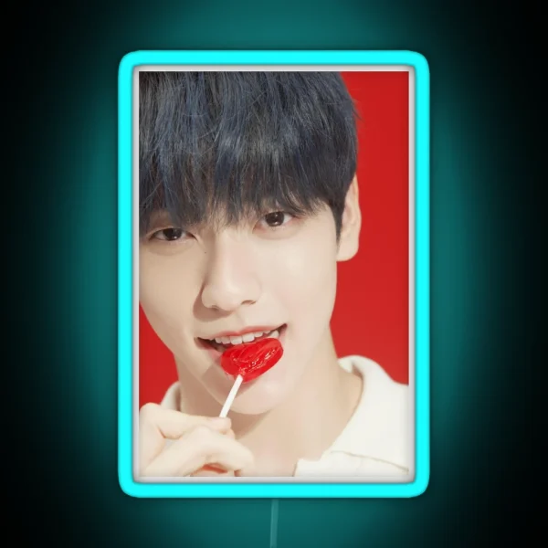 SOOBIN TXT RGB Neon Sign