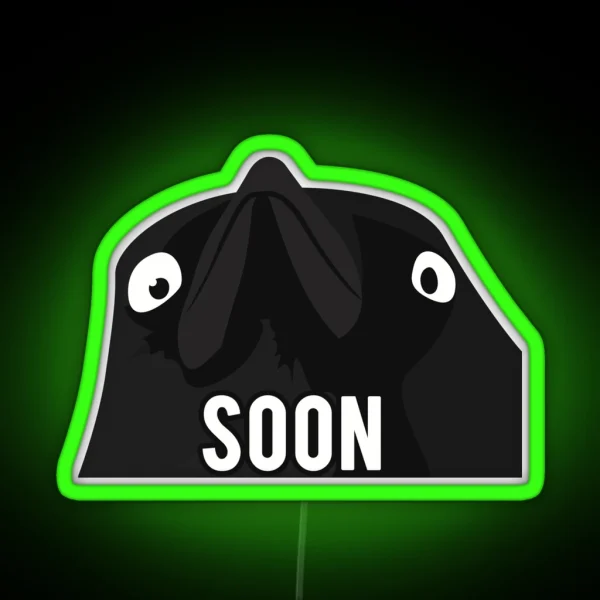 Soon Crow Meme RGB Neon Sign
