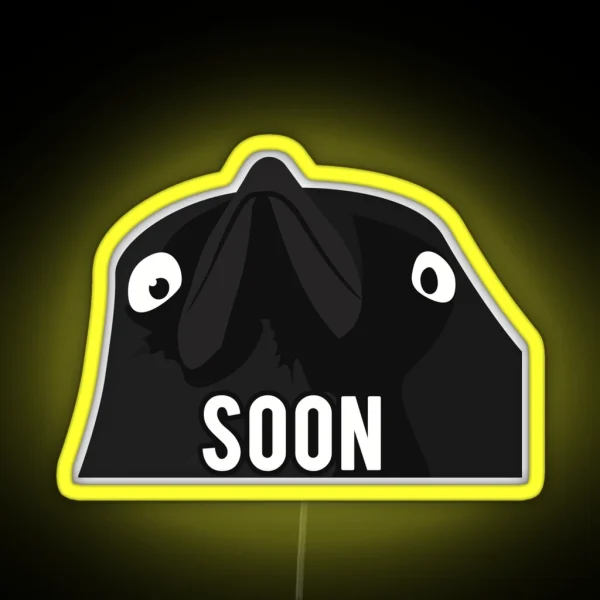 Soon Crow Meme RGB Neon Sign