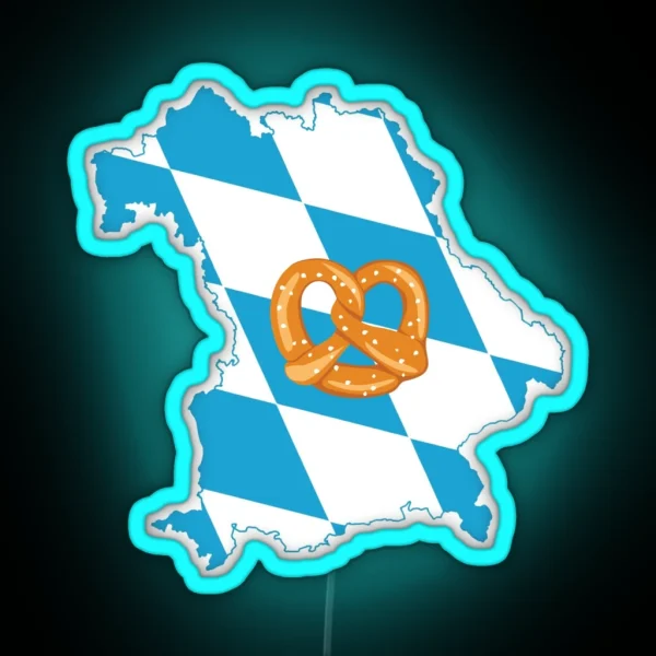 Soon It Will Be Wiesn Time With Delicious RGB Neon Sign