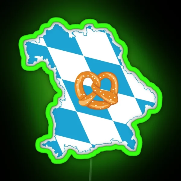 Soon It Will Be Wiesn Time With Delicious RGB Neon Sign