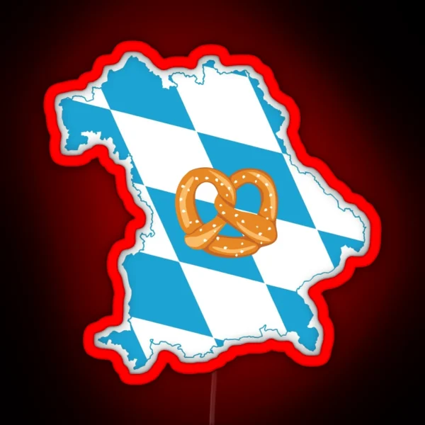 Soon It Will Be Wiesn Time With Delicious RGB Neon Sign