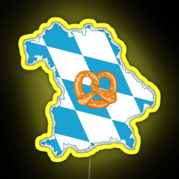 Soon It Will Be Wiesn Time With Delicious RGB Neon Sign