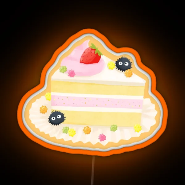 Soot Spirit Cake RGB Neon Sign