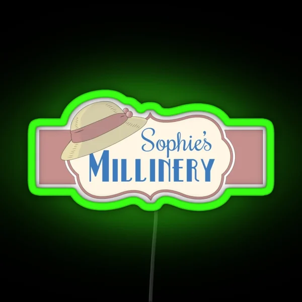 Sophie S Millinery RGB Neon Sign