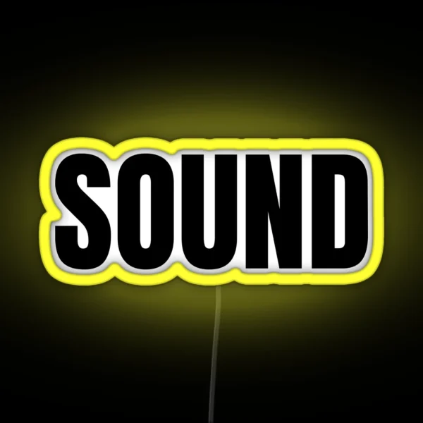 Sound RGB Neon Sign