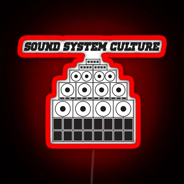 Sound System Culture RGB Neon Sign