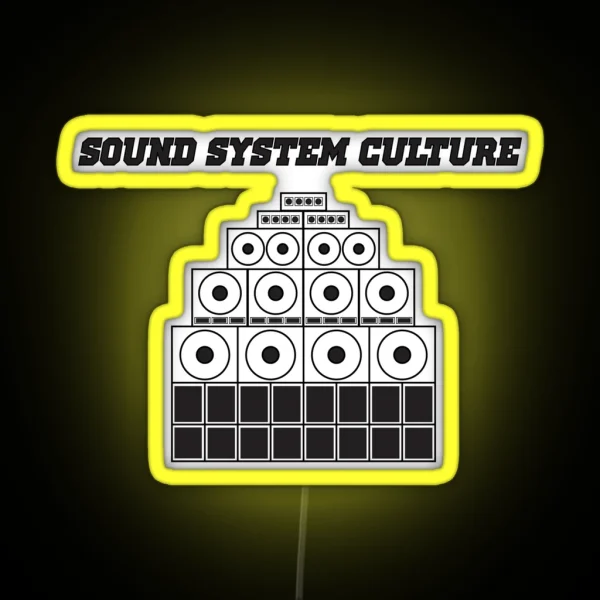 Sound System Culture RGB Neon Sign