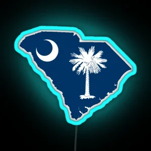South Carolina RGB Neon Sign