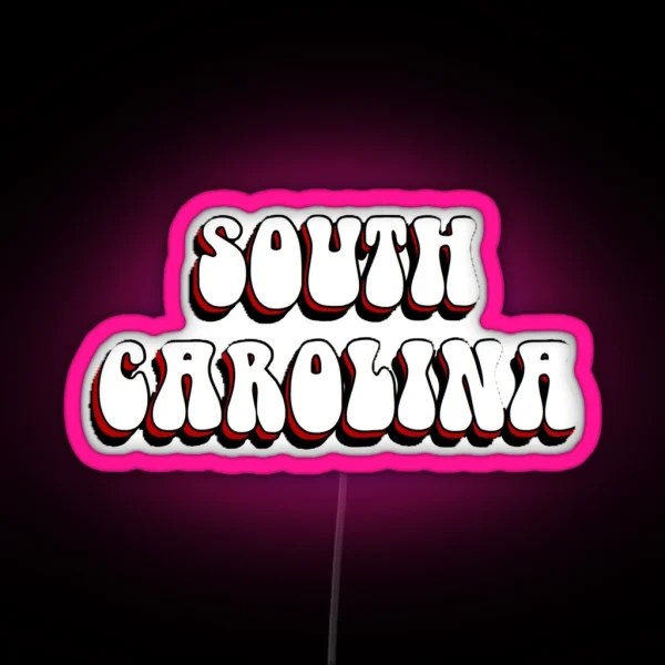 South Carolina RGB Neon Sign