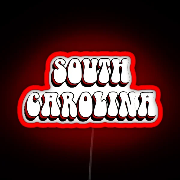 South Carolina RGB Neon Sign