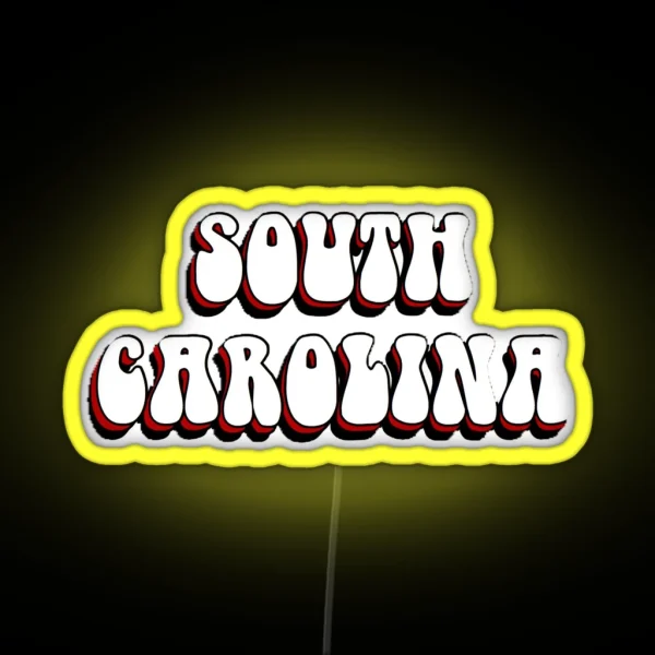 South Carolina RGB Neon Sign