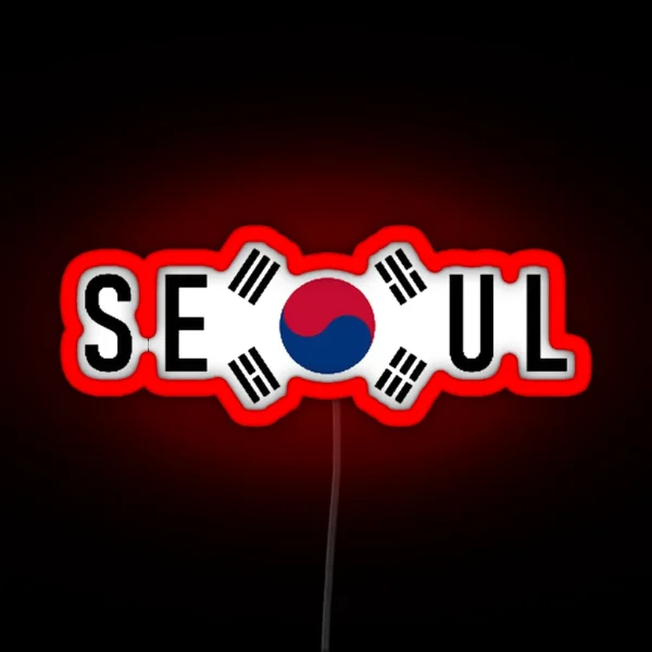 South Korea Seoul RGB Neon Sign