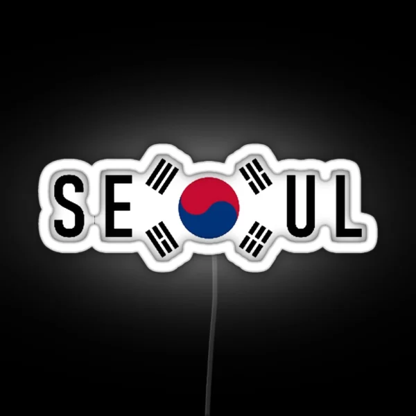 South Korea Seoul RGB Neon Sign