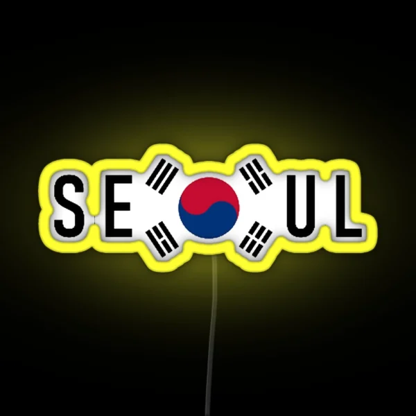 South Korea Seoul RGB Neon Sign