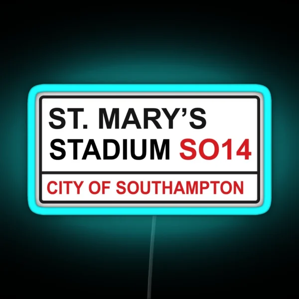Southampton Football Team St Mary S Stadium RGB Neon Sign