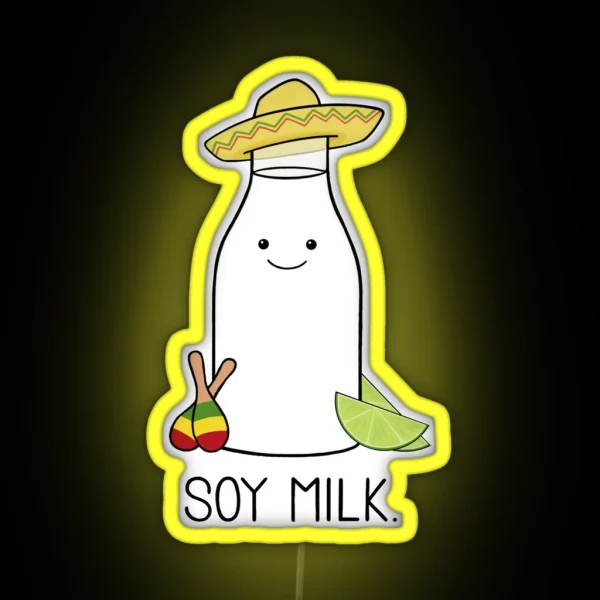 Soy Milk RGB Neon Sign