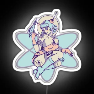 Space Babe RGB Neon Sign