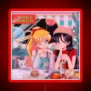 rgb neon space burger sign