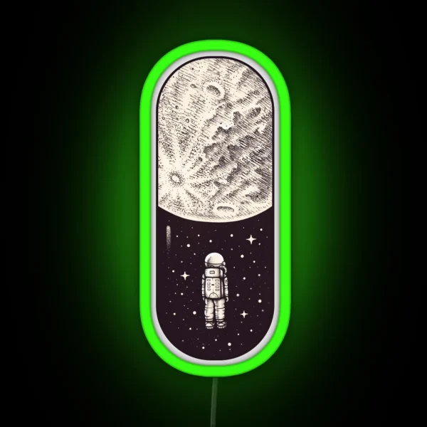 Space Capsule RGB Neon Sign