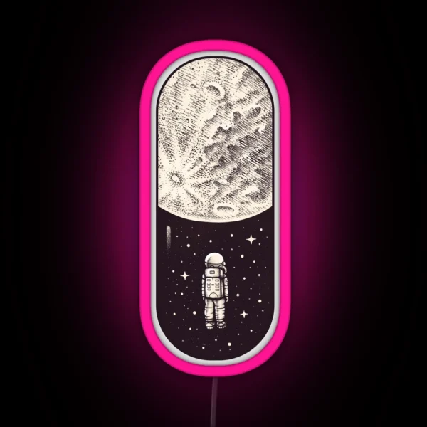 Space Capsule RGB Neon Sign