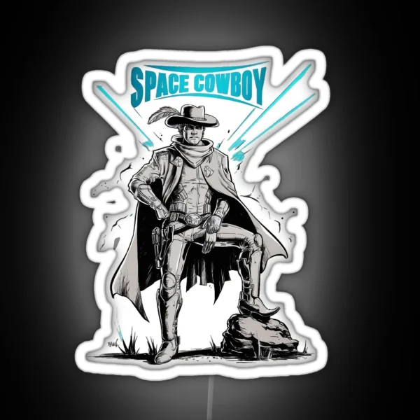 Space Cowboy RGB Neon Sign