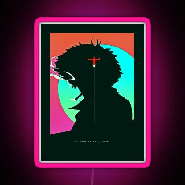 Space Cowboy RGB Neon Sign