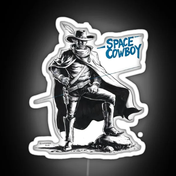 Space Cowboy RGB Neon Sign