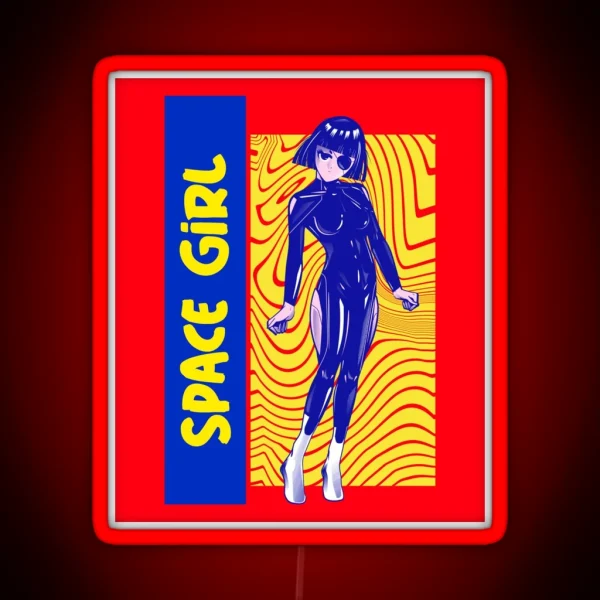 Space Girl RGB Neon Sign