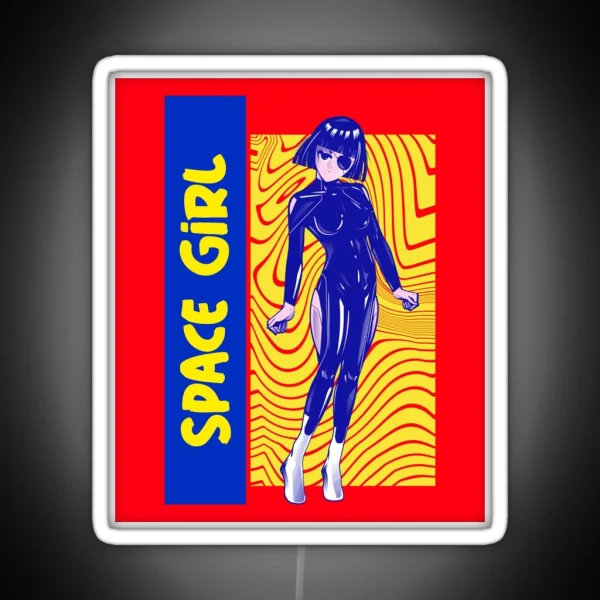 Space Girl RGB Neon Sign