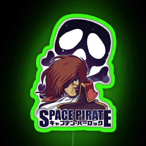 Space Pirate 04 RGB Neon Sign