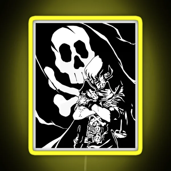 Space Pirate Captain Harlock RGB Neon Sign
