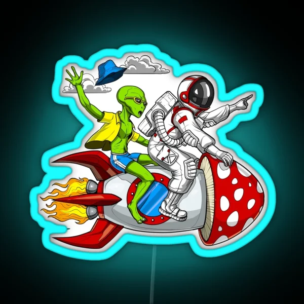 Space Psychonauts Trip RGB Neon Sign