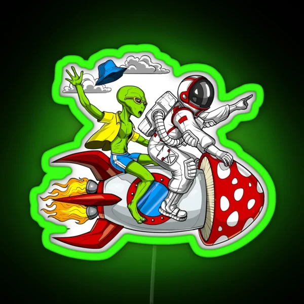 Space Psychonauts Trip RGB Neon Sign