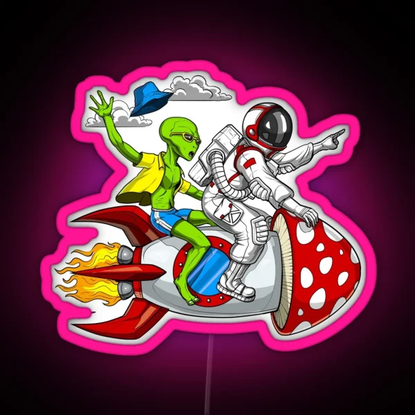 Space Psychonauts Trip RGB Neon Sign