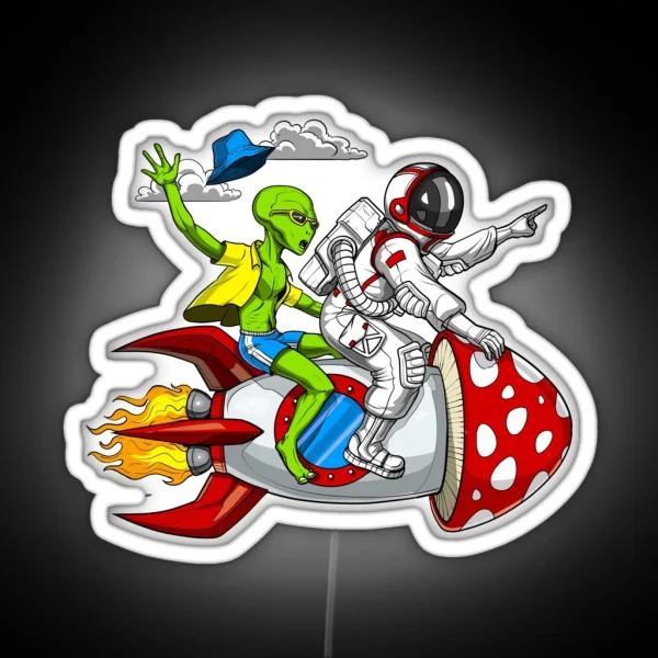 Space Psychonauts Trip RGB Neon Sign