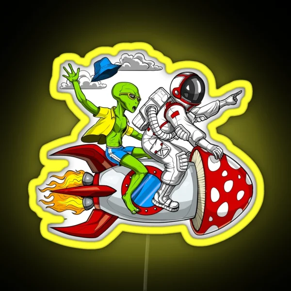Space Psychonauts Trip RGB Neon Sign