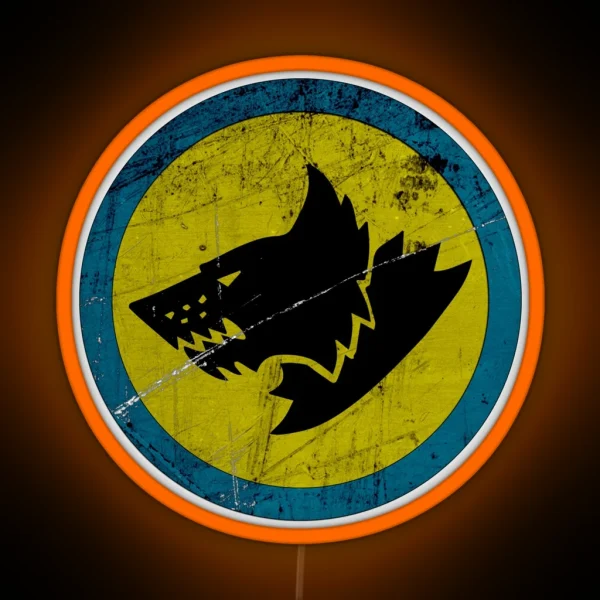 Space Wolves Icon RGB Neon Sign