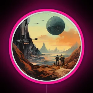 SPACE WORLD 2 RGB Neon Sign