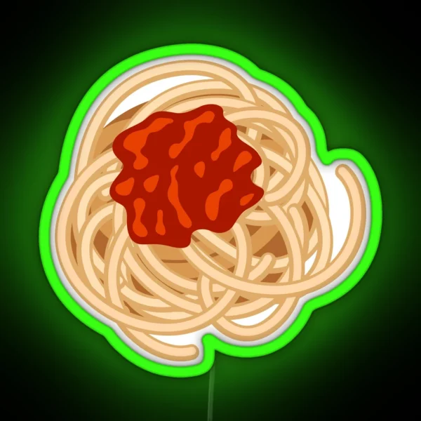 Spaghetti RGB Neon Sign