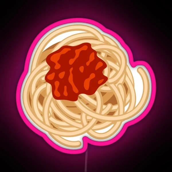 Spaghetti RGB Neon Sign
